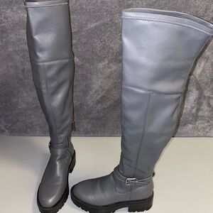 Guess Women's Size 6.5M Frazer Over-The-Knee-Boots Medium Gray